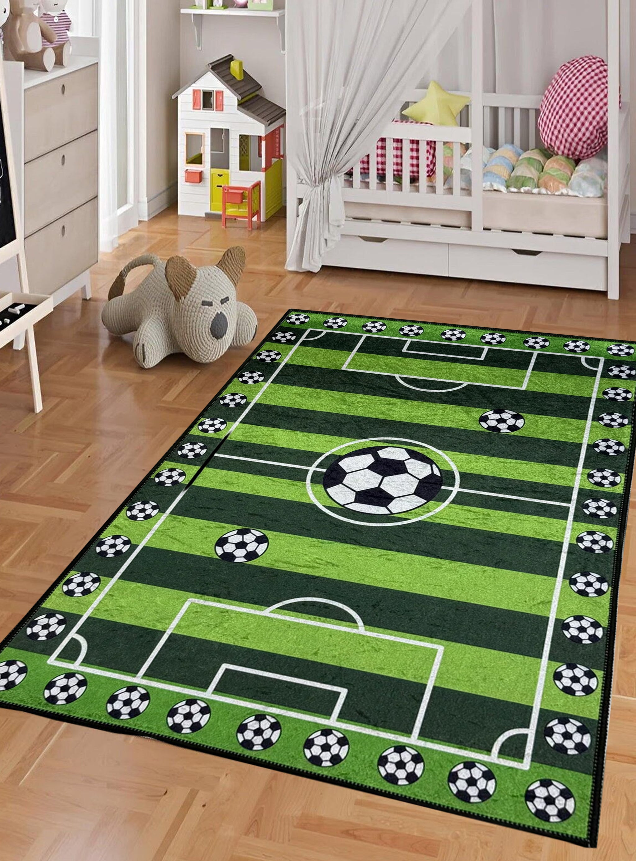 Wonderland Football Rug D1
