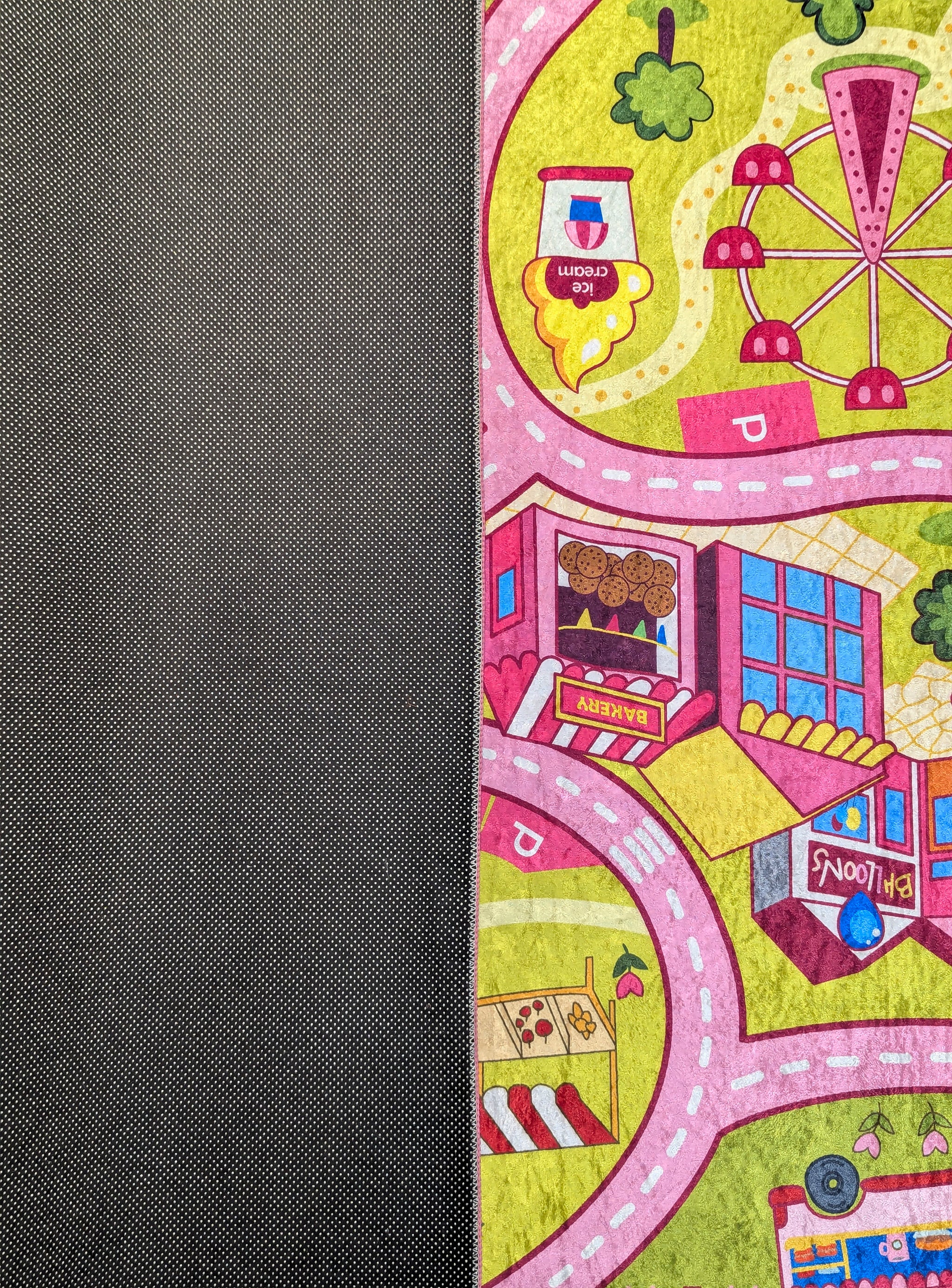 Wonderland Pink Farmhouse Rug D12