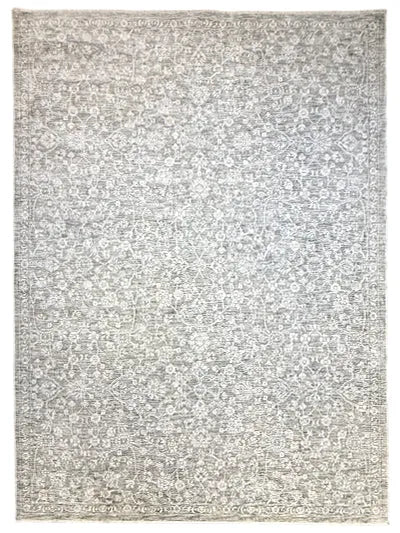 Turkish Modern Rug Opera Star A 2 - 5.2 x 7.5 feet - Gray & Ivory