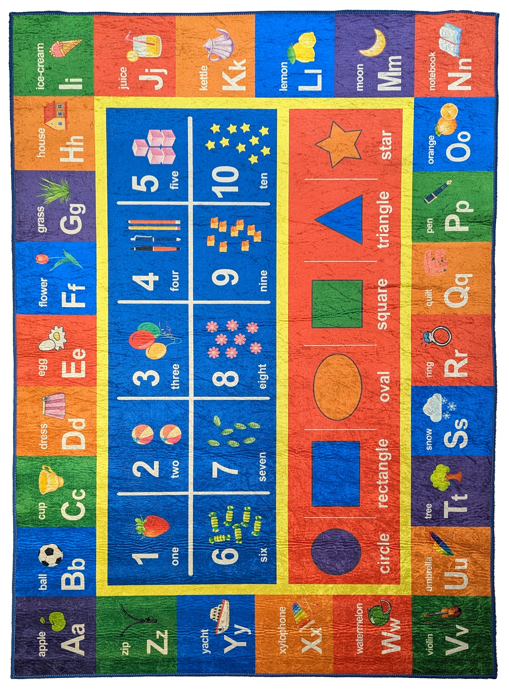 Wonderland Alphabets & Shapes Rug D11