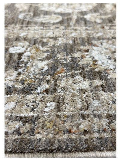 Turkish Modern Rug Opera Star A 22 - 5.2 x 7.5 feet - Brown & Ivory