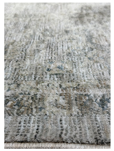 Turkish Modern Rug Opera Star A 19 - 5.2 x 7.5 feet - Ivory & Light Gray