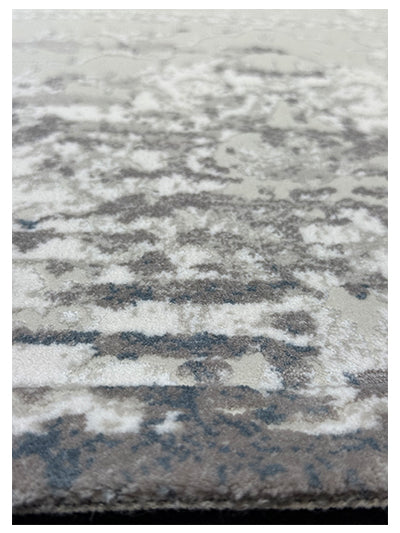 Turkish Modern Rug Opera Star A 9 - 5.2 x 7.5 feet - Gray & Ivory