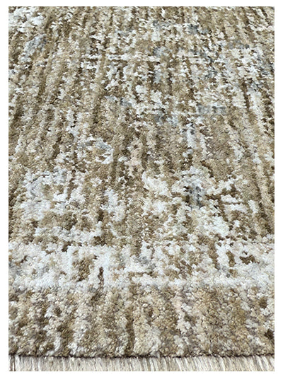 Turkish Modern Rug Opera Star A 12 - 5.2 x 7.5 feet - Brown & Ivory