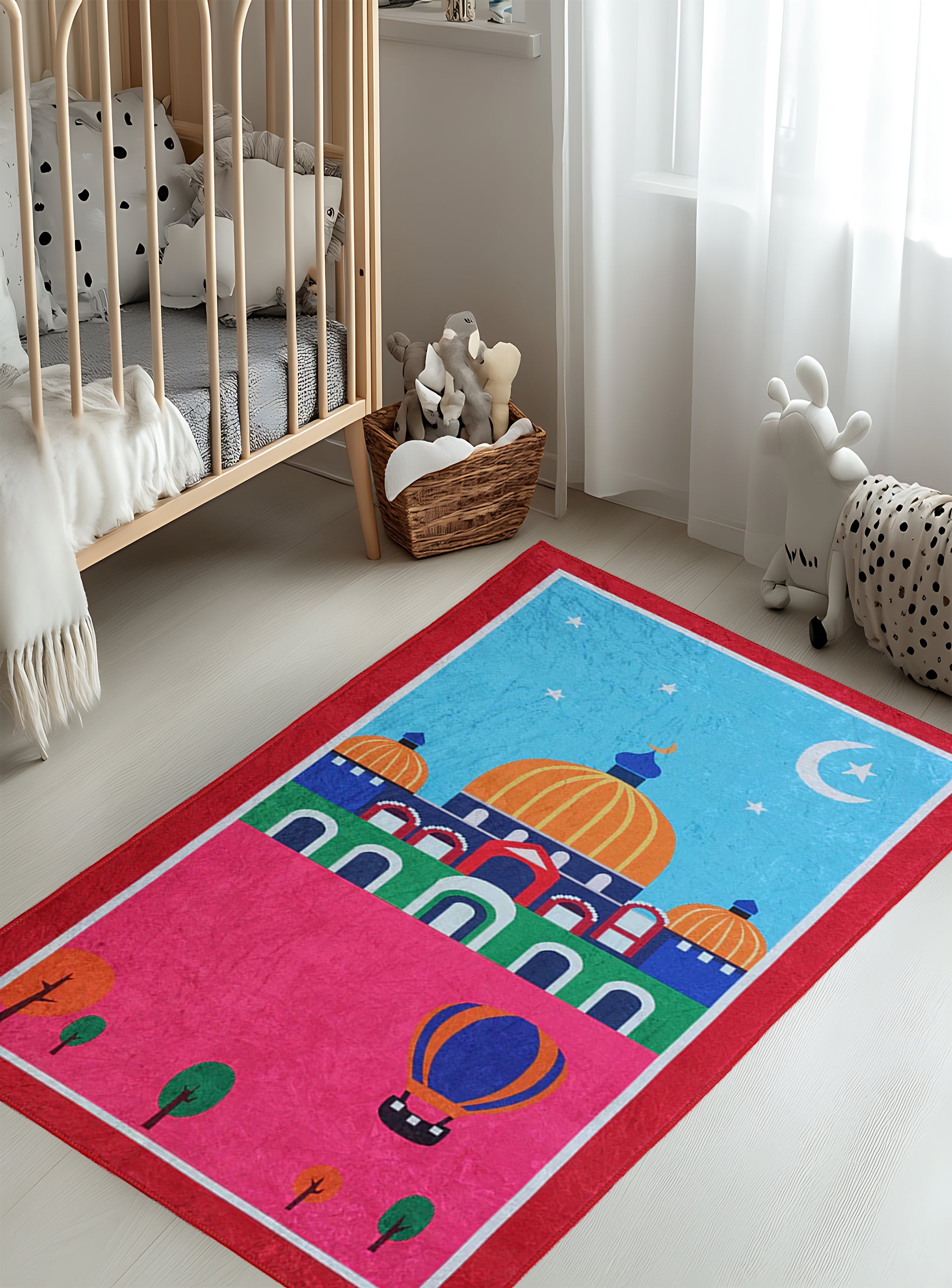 Pink Petal Bliss Prayer Mat