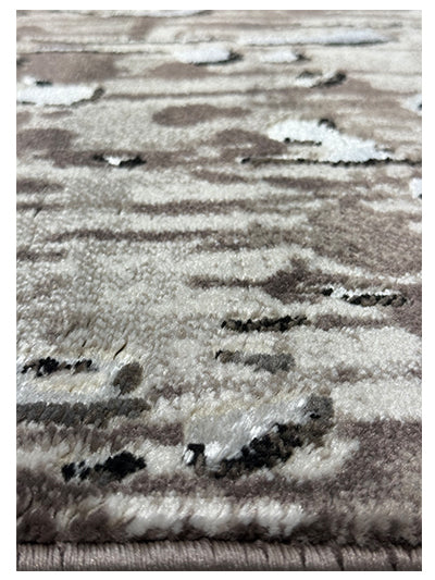 Turkish Modern Rug Opera Star A 16 - 5.2 x 7.5 feet - Brown & Gray