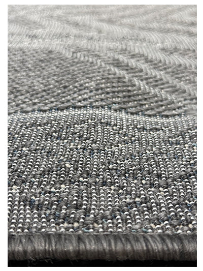 Turkish Modern Rug Opera Classic C 10 - 4.9 x 7.2 feet - Dark Gray