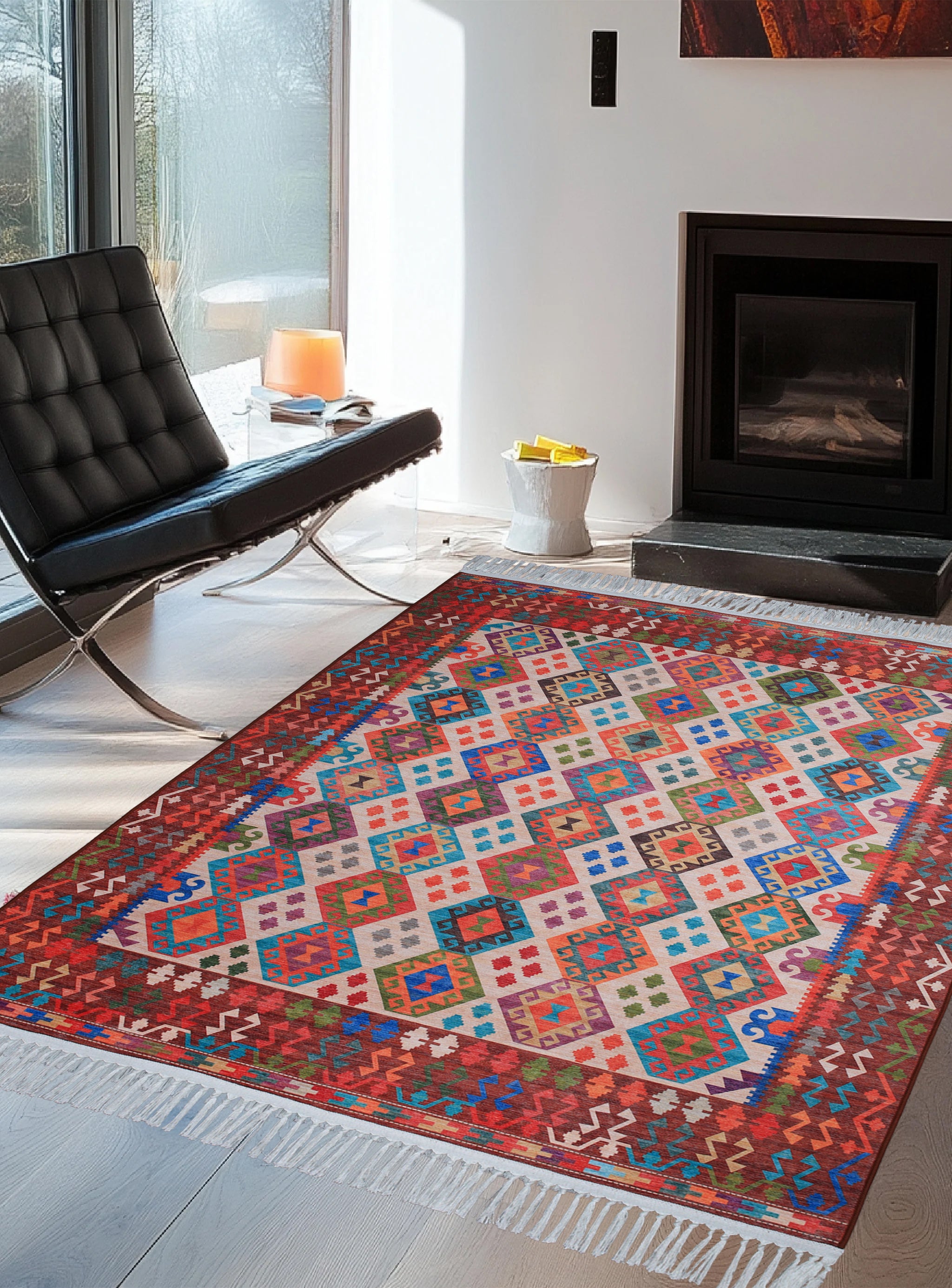 Kilims Evolution Traditional Rug (Printed) D3
