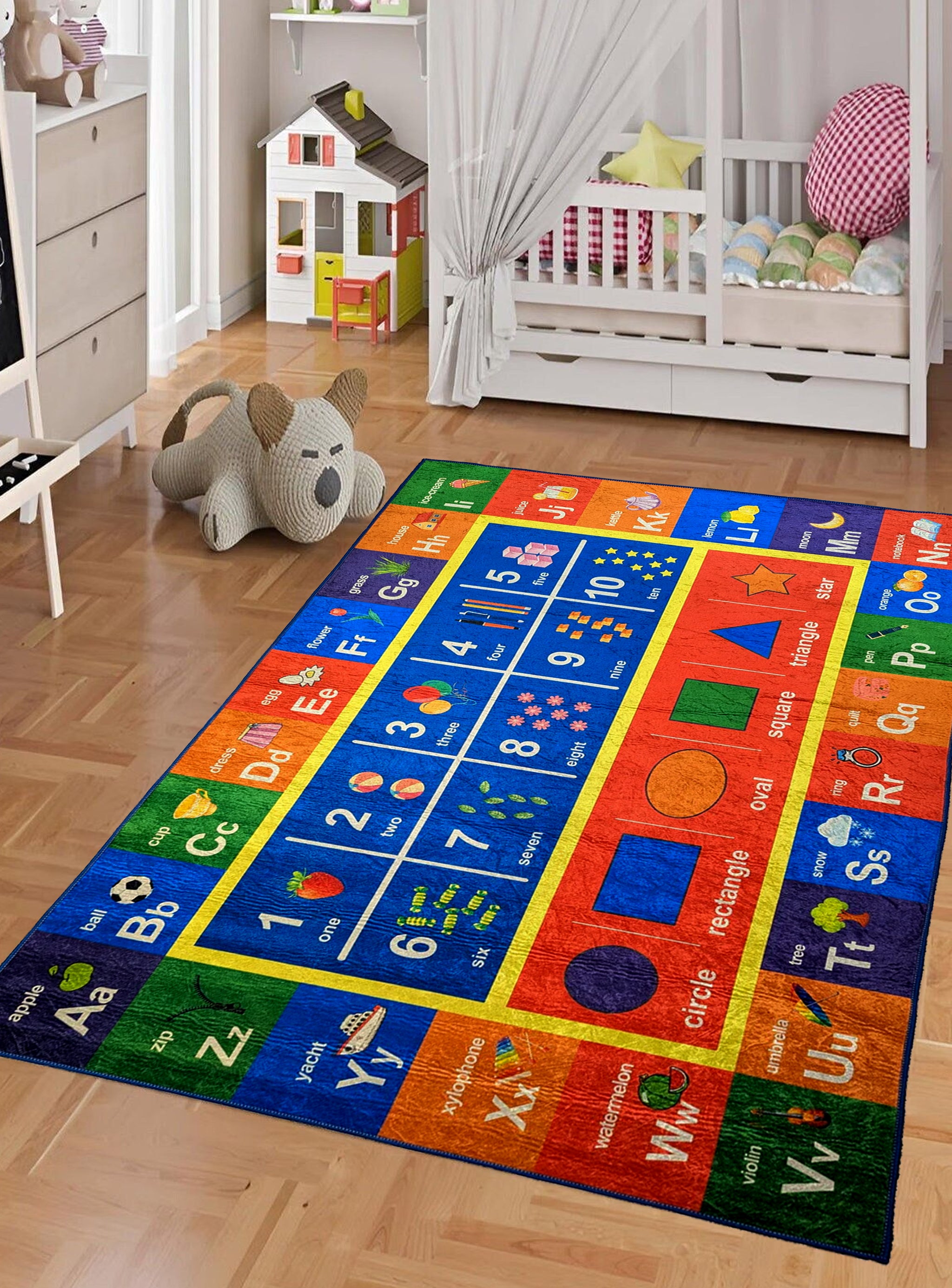 Wonderland Alphabets & Shapes Rug D11