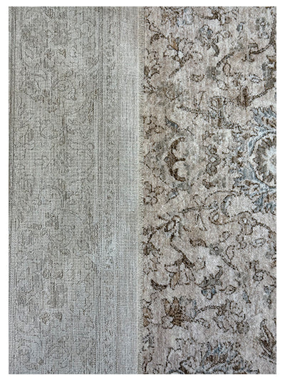 Turkish Modern Rug Opera Star A 13 - 5.2 x 7.5 feet - Brown & Ivory