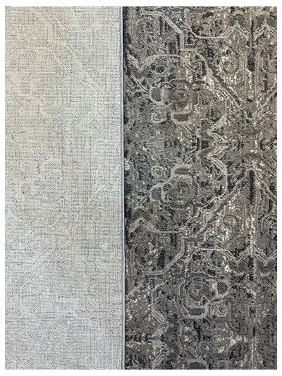 Turkish Modern Rug Opera Star A 1 - 5.2 x 7.5 feet - Gray & Ivory