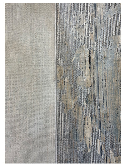 Turkish Modern Rug Opera Star A 17 - 5.2 x 7.5 feet - Silver Gray & Ivroy