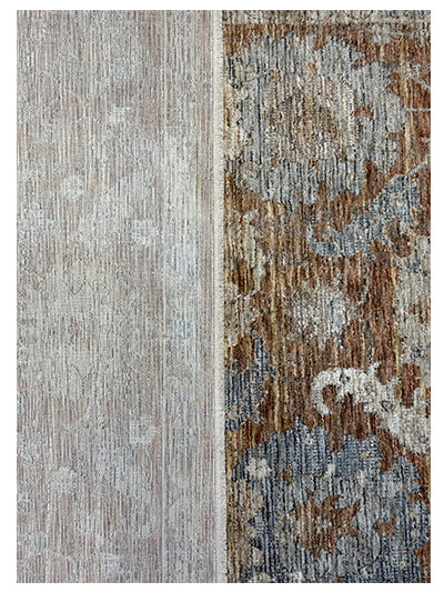 Turkish Modern Rug Opera Star A 23 - 5.2 x 7.5 feet - Brown & Ivory