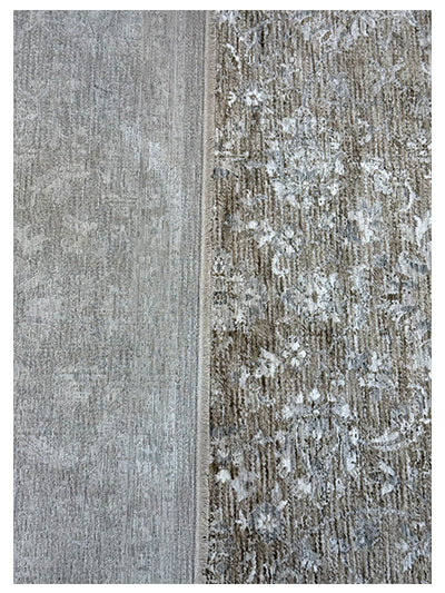 Turkish Modern Rug Opera Star A 12 - 5.2 x 7.5 feet - Brown & Ivory