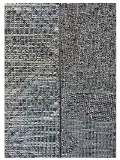Turkish Modern Rug Opera Classic C 10 - 4.9 x 7.2 feet - Dark Gray