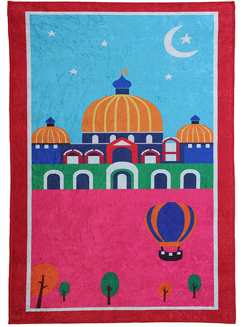 Pink Petal Bliss Prayer Mat