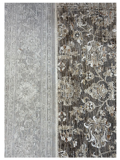 Turkish Modern Rug Opera Star A 22 - 5.2 x 7.5 feet - Brown & Ivory
