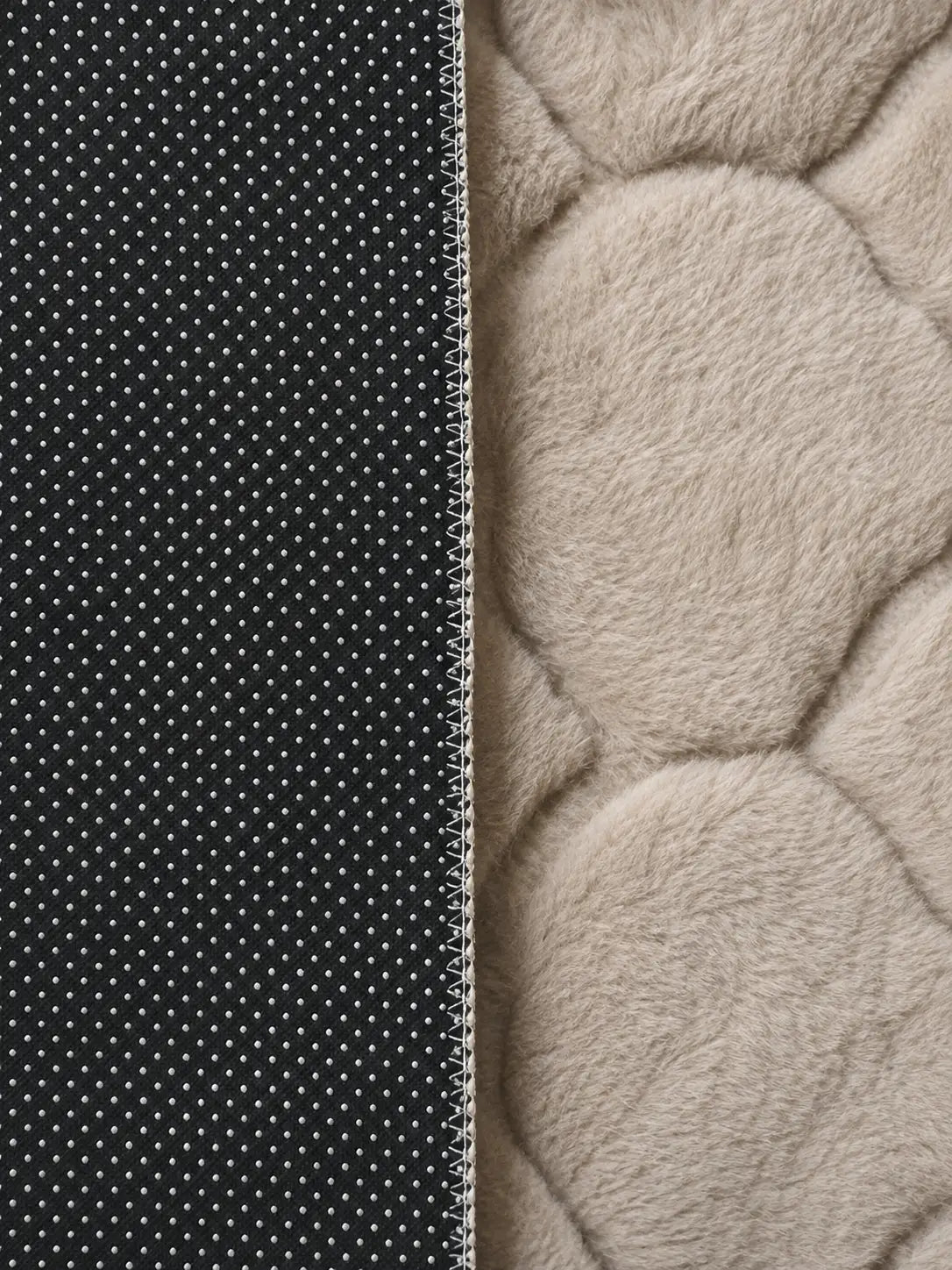 Mars Carving Diamond Mat - Beige