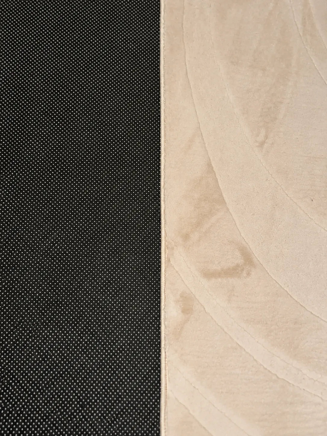 Mars Carving Fur Embossed Rug - Beige D4