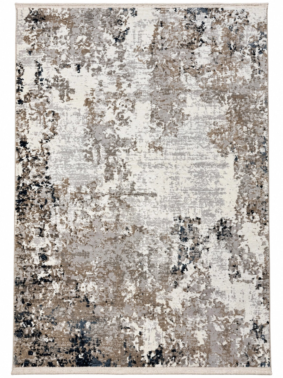 Marvel Turkish Rug - Navy & Cream D12