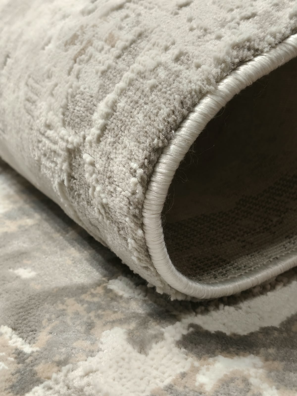 Marvel Turkish Rug - Dark Grey & Grey D20