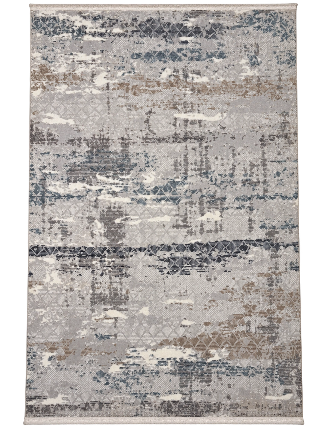 Marvel Turkish Rug - Blue & Grey D18