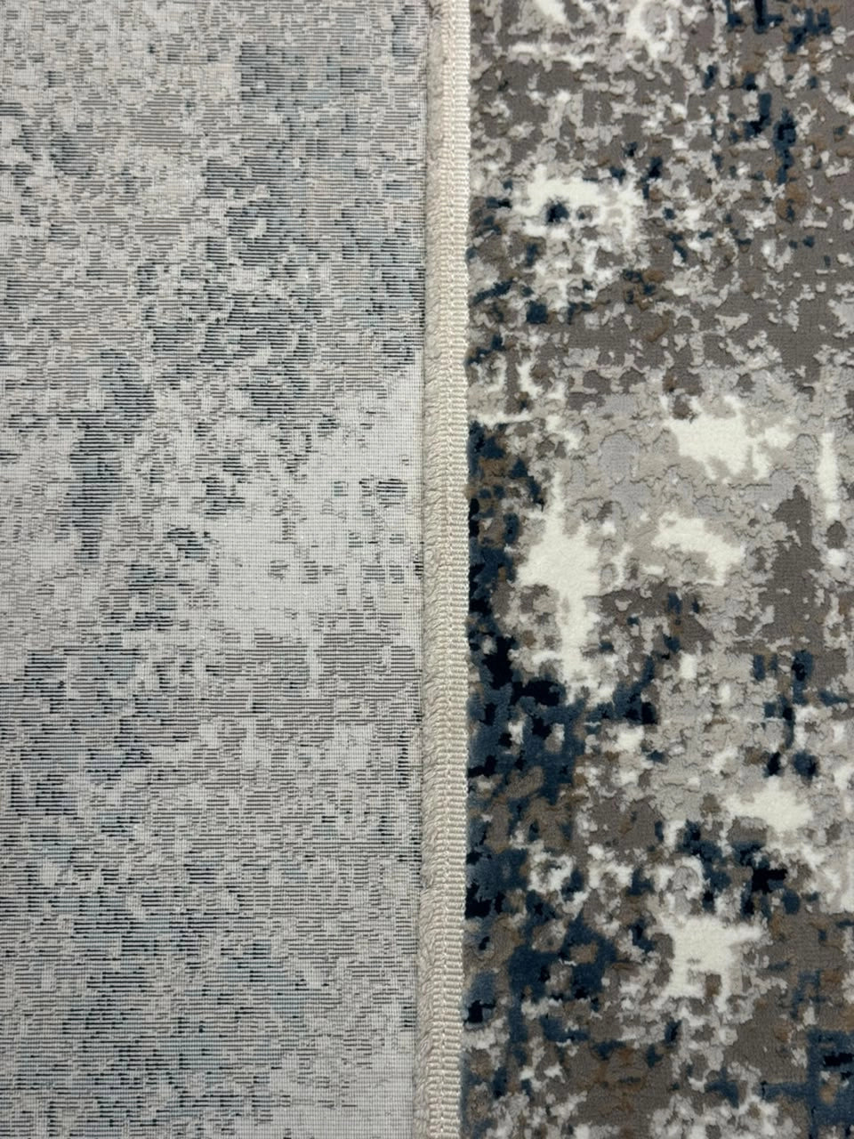 Marvel Turkish Rug - Navy & Grey D22