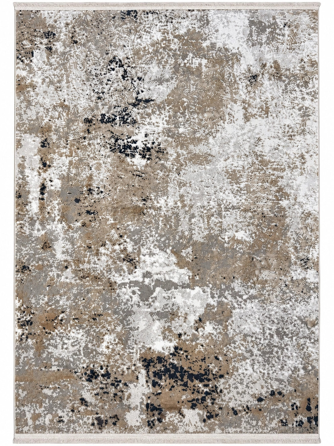 Marvel Turkish Rug - Beige & Grey D23