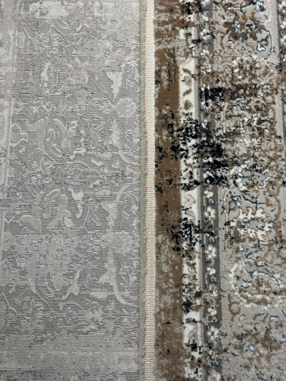Marvel Turkish Rug - Blue & Grey D24