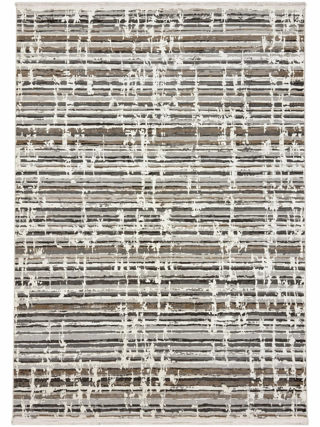 Marvel Turkish Rug - Dark Grey & Grey D3
