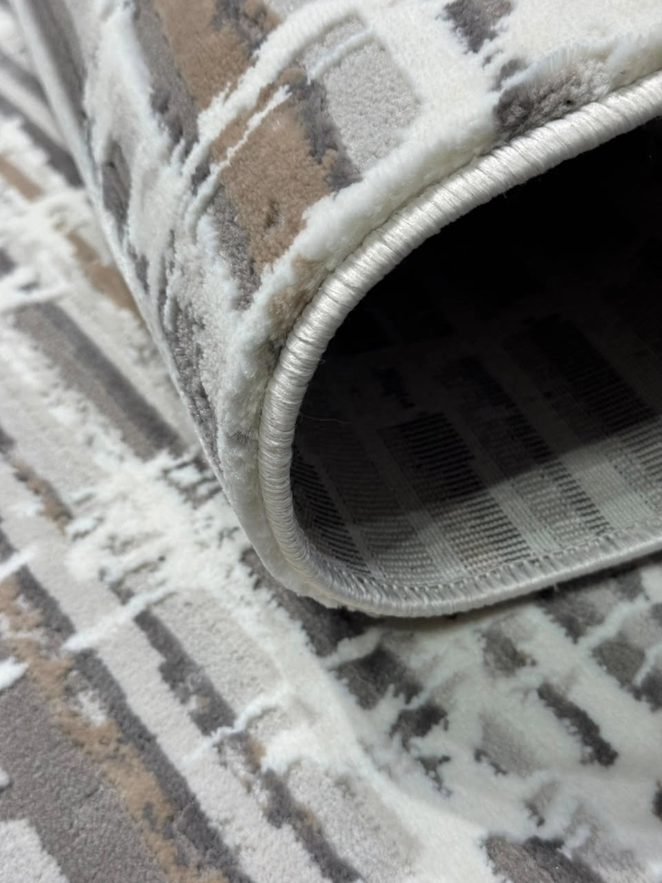 Marvel Turkish Rug - Dark Grey & Grey D3