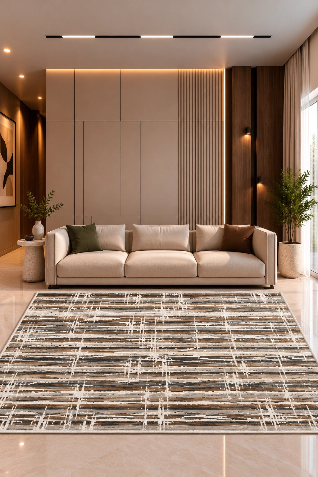 Marvel Turkish Rug - Red & Silver Grey D5