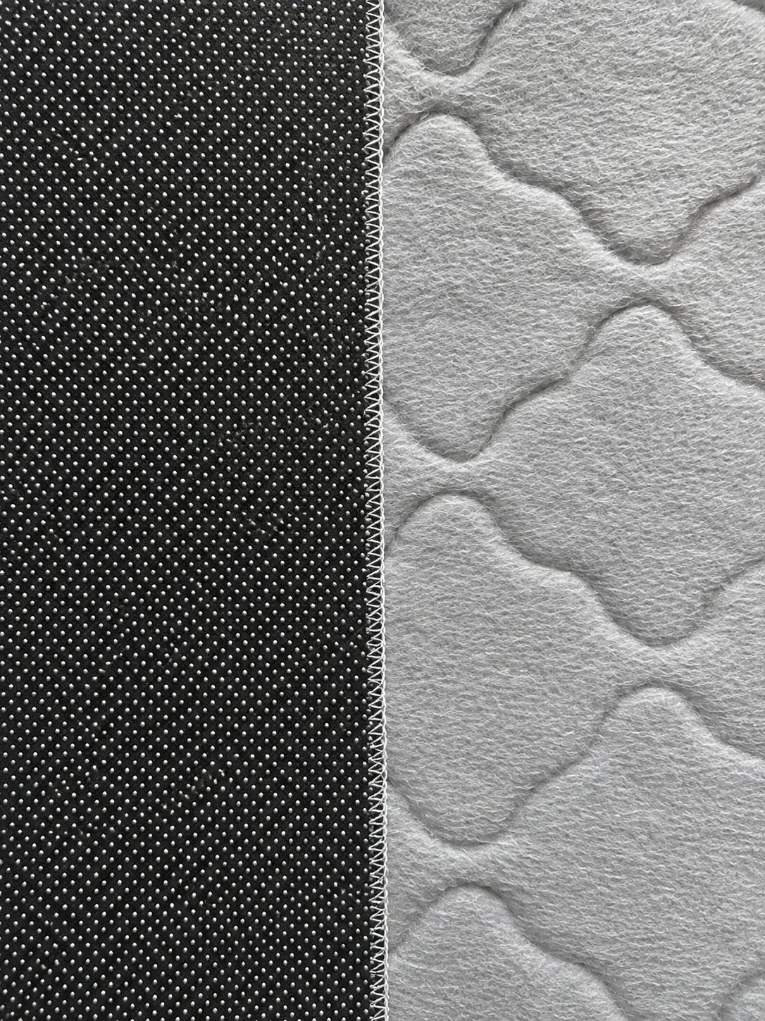 Mars Carving Diamond Mat - Silver Gray