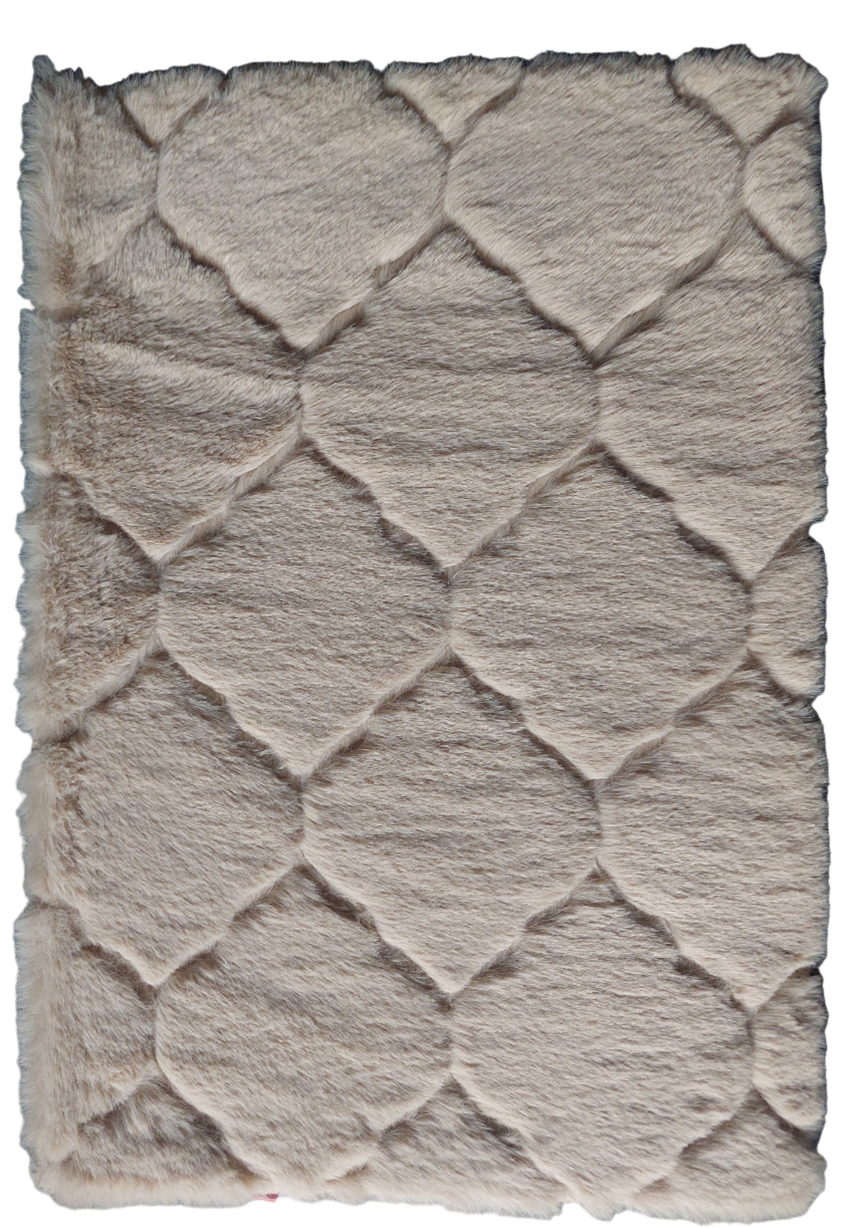 Mars Carving Diamond Mat - Beige