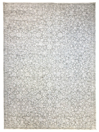 Turkish Modern Rug Opera Star A 2 - 5.2 x 7.5 feet - Gray & Ivory