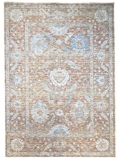 Turkish Modern Rug Opera Star A 23 - 5.2 x 7.5 feet - Brown & Ivory