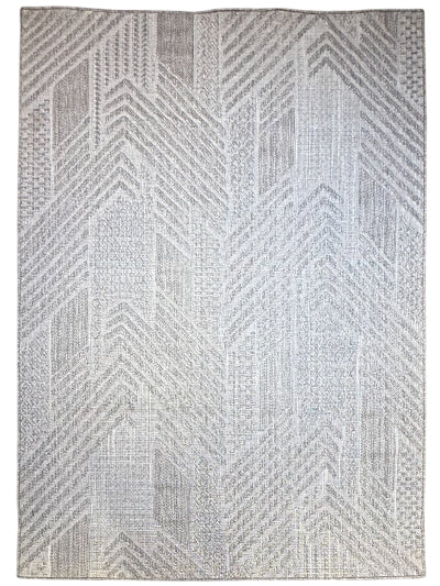 Turkish Modern Rug Opera Classic C 10 - 4.9 x 7.2 feet - Dark Gray