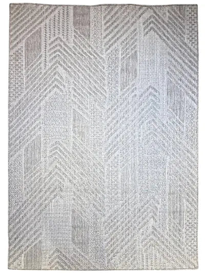 Turkish Modern Rug Opera Classic C 10 - 4.9 x 7.2 feet - Dark Gray