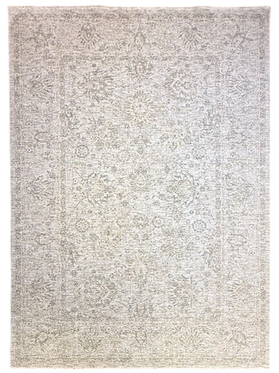 Turkish Modern Rug Opera Star A 19 - 5.2 x 7.5 feet - Ivory & Light Gray