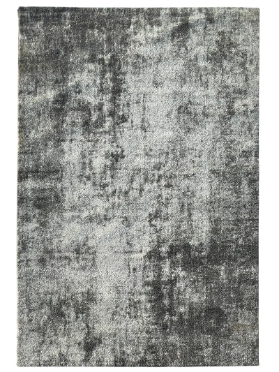 Turkish Modern Rug Opera One B10 - 5.2 x 7.5 feet - Dark Gray & Ivory