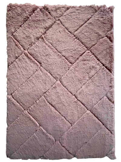Mars Carving Check Mat - Pink