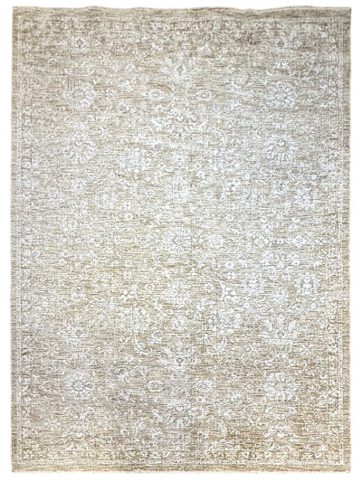 Turkish Modern Rug Opera Star A 12 - 5.2 x 7.5 feet - Brown & Ivory