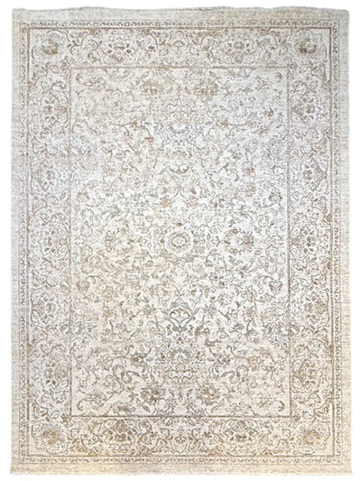 Turkish Modern Rug Opera Star A 13 - 5.2 x 7.5 feet - Brown & Ivory