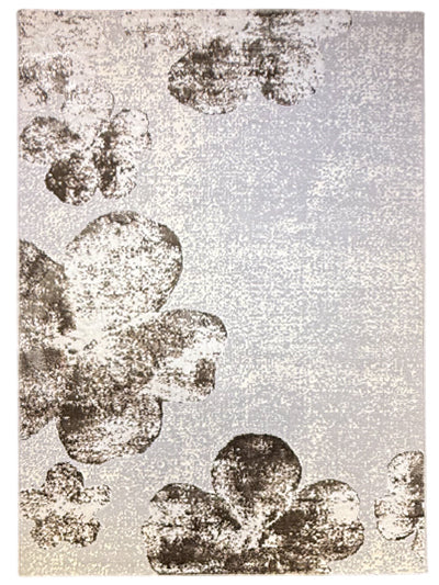 Turkish Modern Rug Opera Classic C 1 - 4.9 x 7.2 feet - Ivory & Light Brown