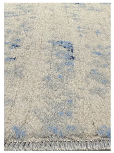 Turkish Modern Rug Opera Classic C 3 - 5.2 x 7.5 feet - Blue & Ivory