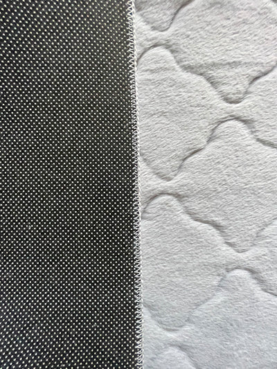 Mars Carving Diamond  Mat - Silver Gray