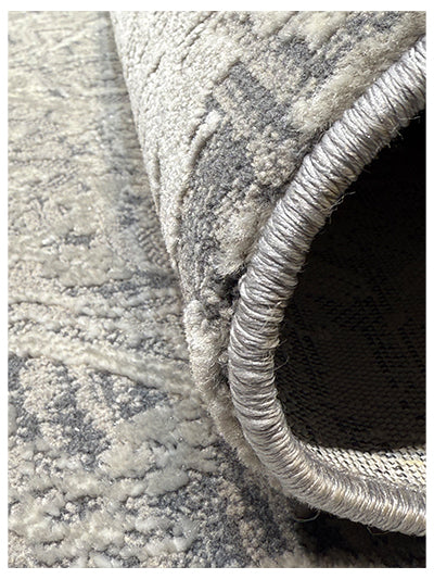 Turkish Modern Rug Opera Star A 1  - 5.2 x 7.5 feet - Gray & Ivory