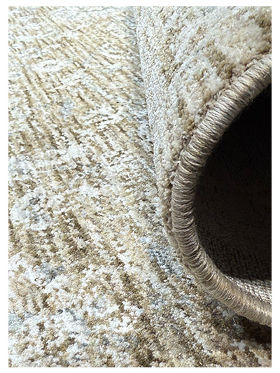 Turkish Modern Rug Opera Star A 12 - 5.2 x 7.5 feet - Brown & Ivory