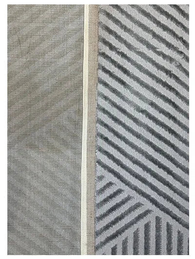 Turkish Modern Rug Opera Classic C 7 - 4.9 x 7.2 feet - Ivory & Dark Gray