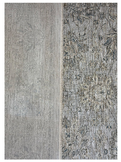 Turkish Modern Rug Opera Star A 19 - 5.2 x 7.5 feet - Ivory & Light Gray